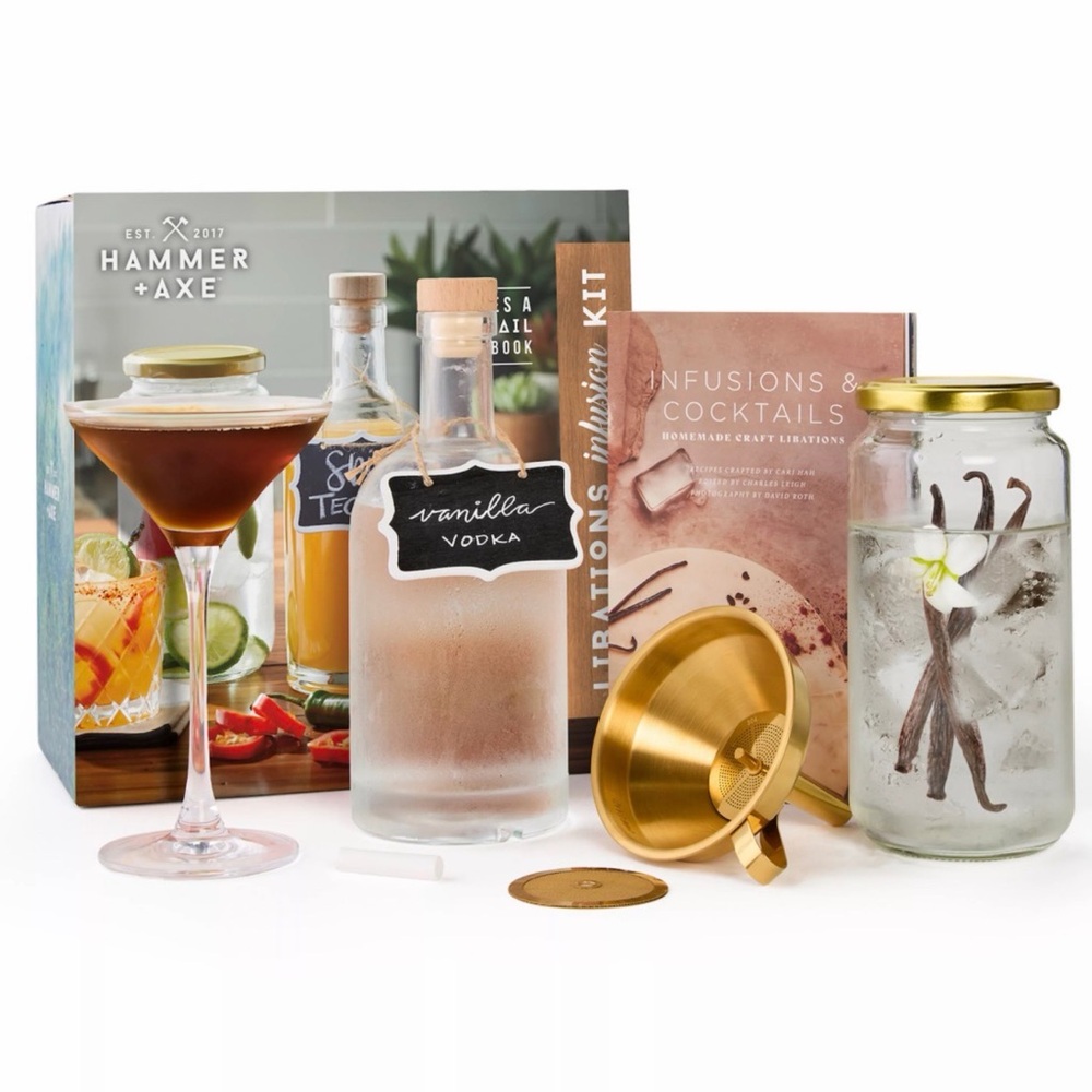 Hammer & Axe Libations Infusion Kit with Cocktail Recipe Book - Picture 7 of 12